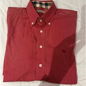 Like new men’s Burberry button down shirt